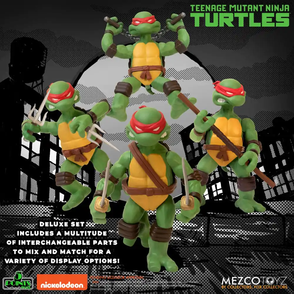 Żółwie Ninja Figurki Akcji Teenage Mutant Ninja Turtles Deluxe Set 8 cm zdjęcie produktu