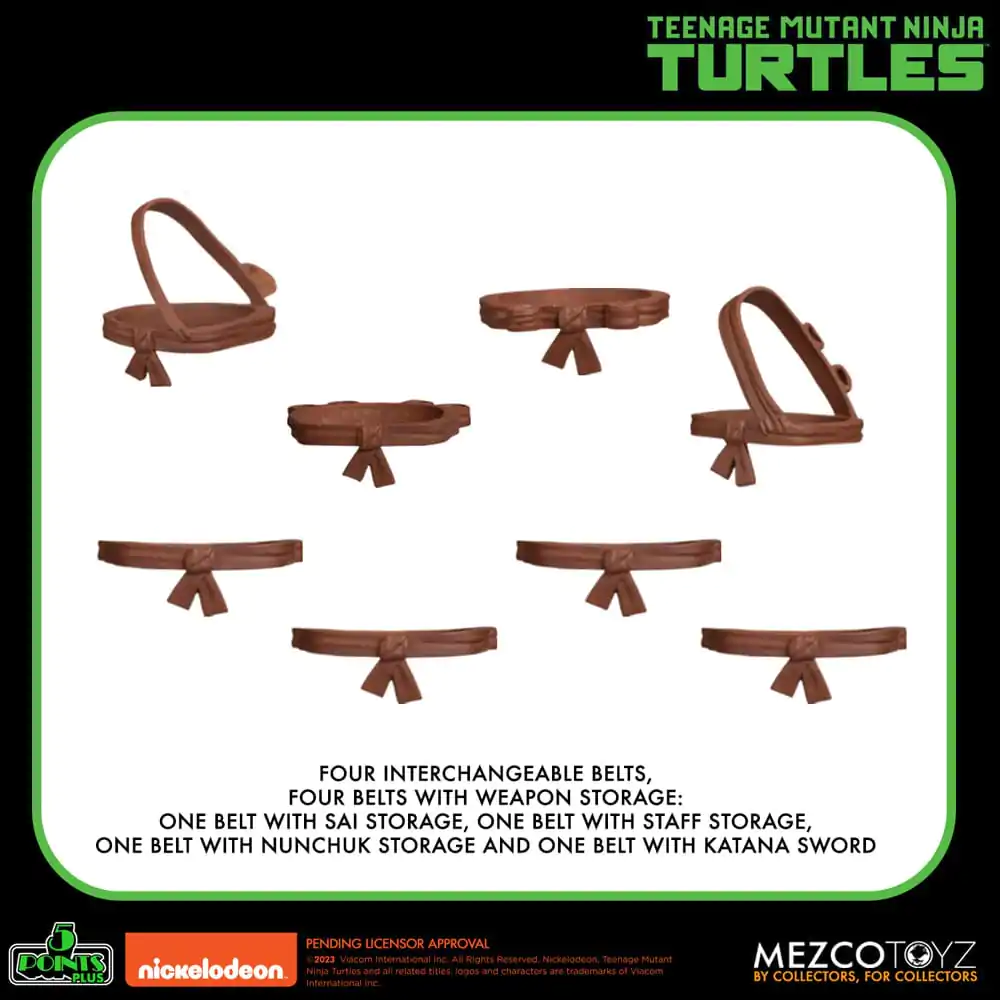 Żółwie Ninja Figurki Akcji Teenage Mutant Ninja Turtles Deluxe Set 8 cm zdjęcie produktu