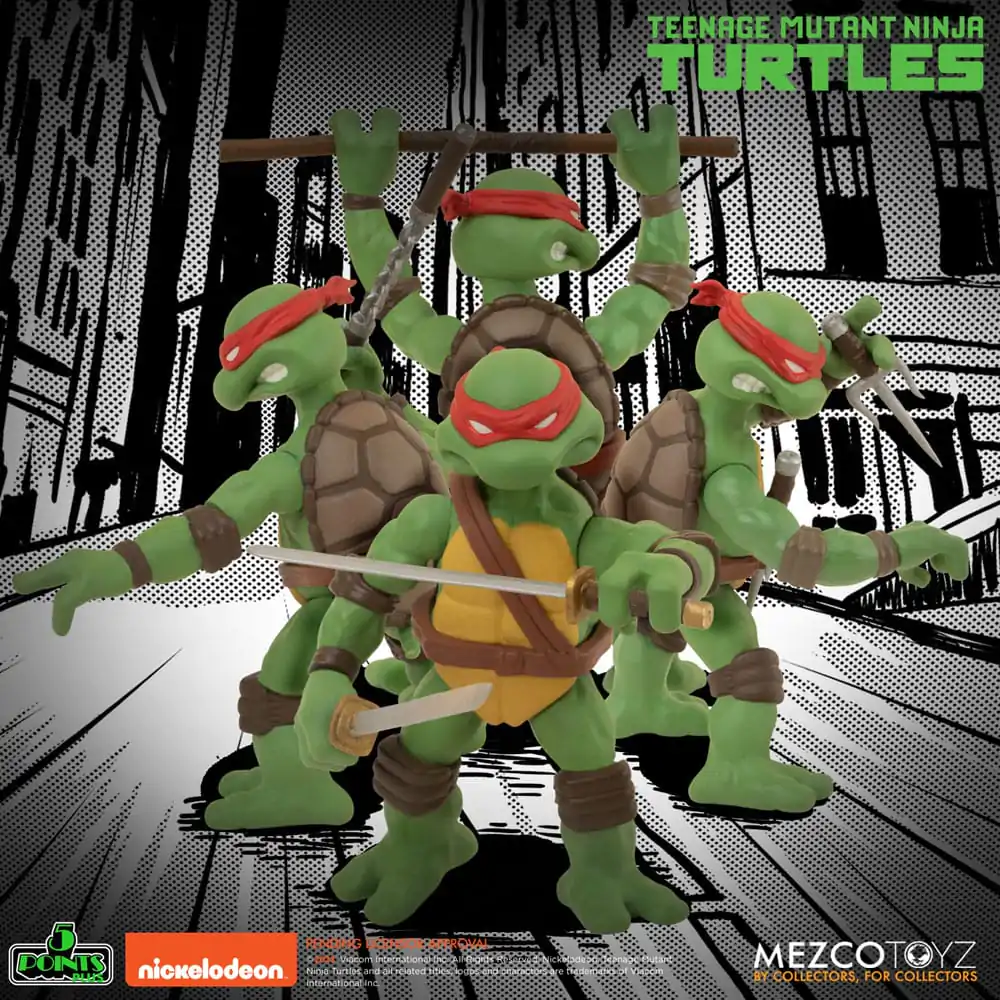 Żółwie Ninja Figurki Akcji Teenage Mutant Ninja Turtles Deluxe Set 8 cm zdjęcie produktu