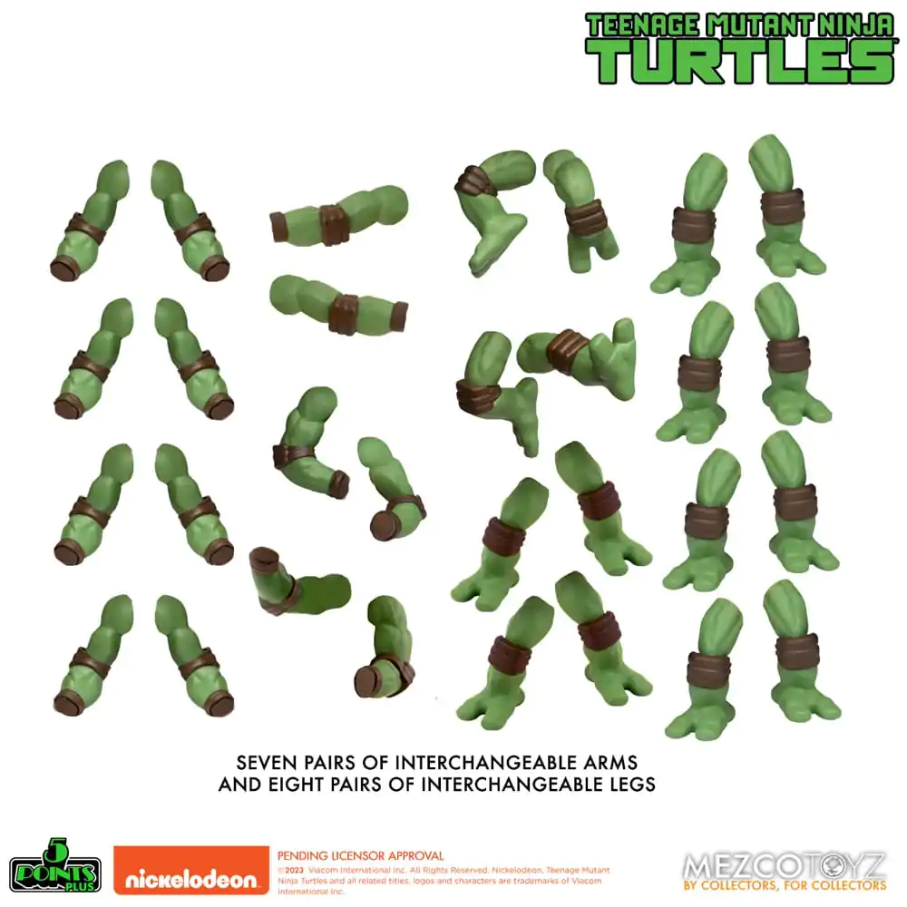 Żółwie Ninja Figurki Akcji Teenage Mutant Ninja Turtles Deluxe Set 8 cm zdjęcie produktu