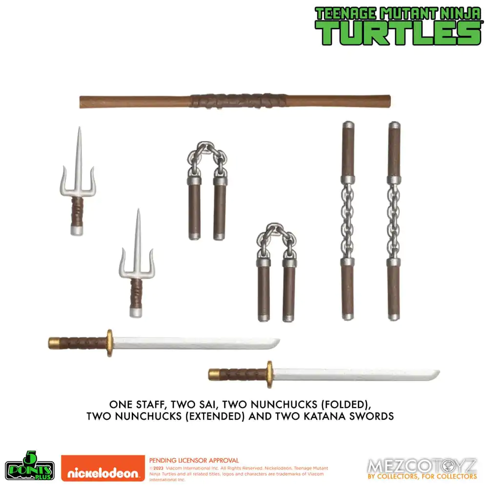 Żółwie Ninja Figurki Akcji Teenage Mutant Ninja Turtles Deluxe Set 8 cm zdjęcie produktu