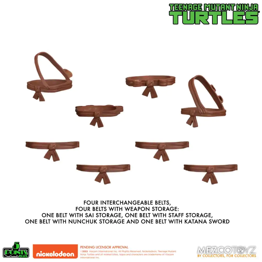 Żółwie Ninja Figurki Akcji Teenage Mutant Ninja Turtles Deluxe Set 8 cm zdjęcie produktu