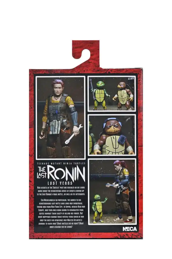 Żółwie Ninja Wojownicze (The Last Ronin The Lost Years) Figurka Akcji Grammy April z Baby Yi & Moja 18 cm zdjęcie produktu