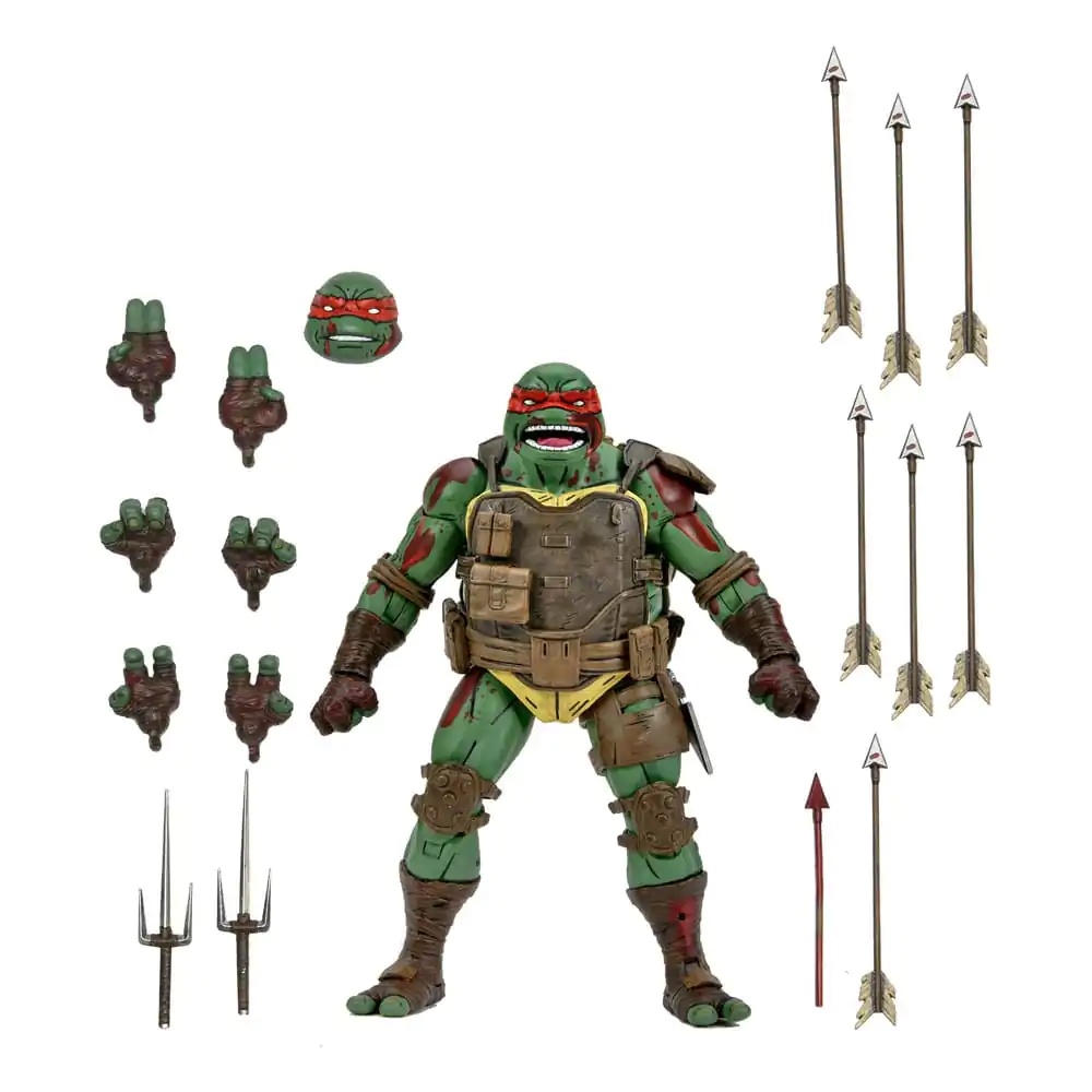 Żółwie Ninja Wojownicze Nastolatki The Last Ronin Figurka Akcji Ultimate First to Fall Raphael 18 cm zdjęcie produktu