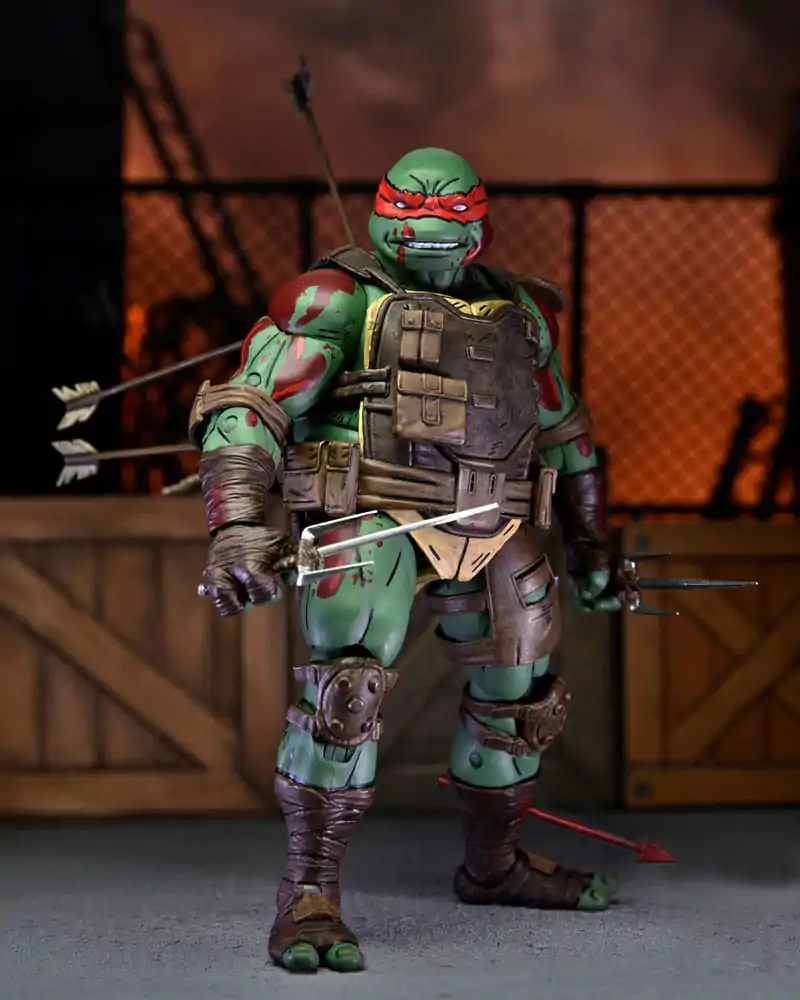 Żółwie Ninja Wojownicze Nastolatki The Last Ronin Figurka Akcji Ultimate First to Fall Raphael 18 cm zdjęcie produktu