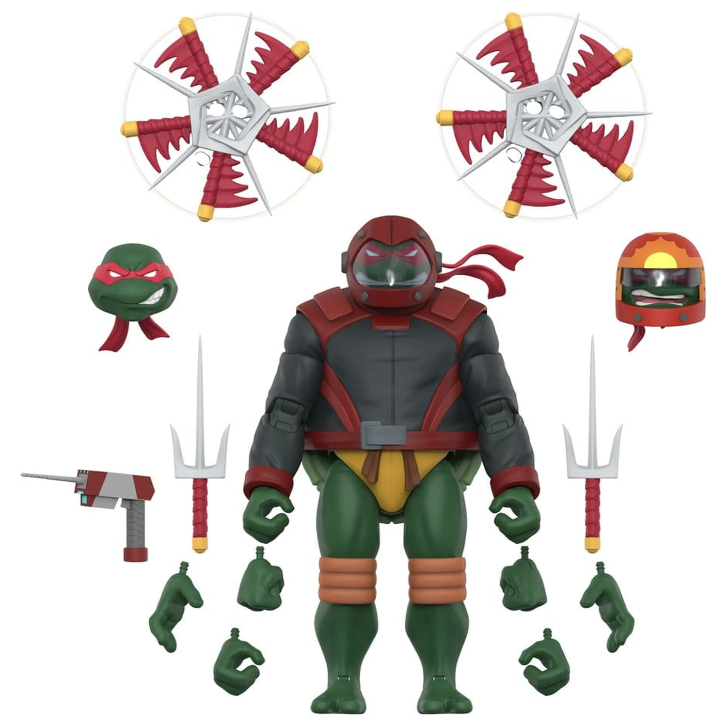 Teenage Mutant Ninja Turtles Ultimates Figurka Akcji Fala 14 Raphael (Road Gear) zdjęcie produktu