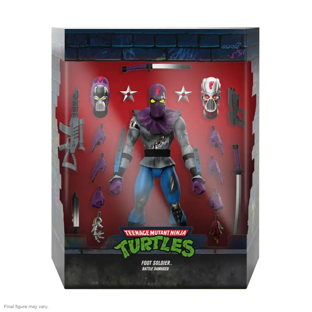 Teenage Mutant Ninja Turtles Ultimates Action Figure Foot Soldier (Battle Damaged) Figurka Akcji 18 cm zdjęcie produktu