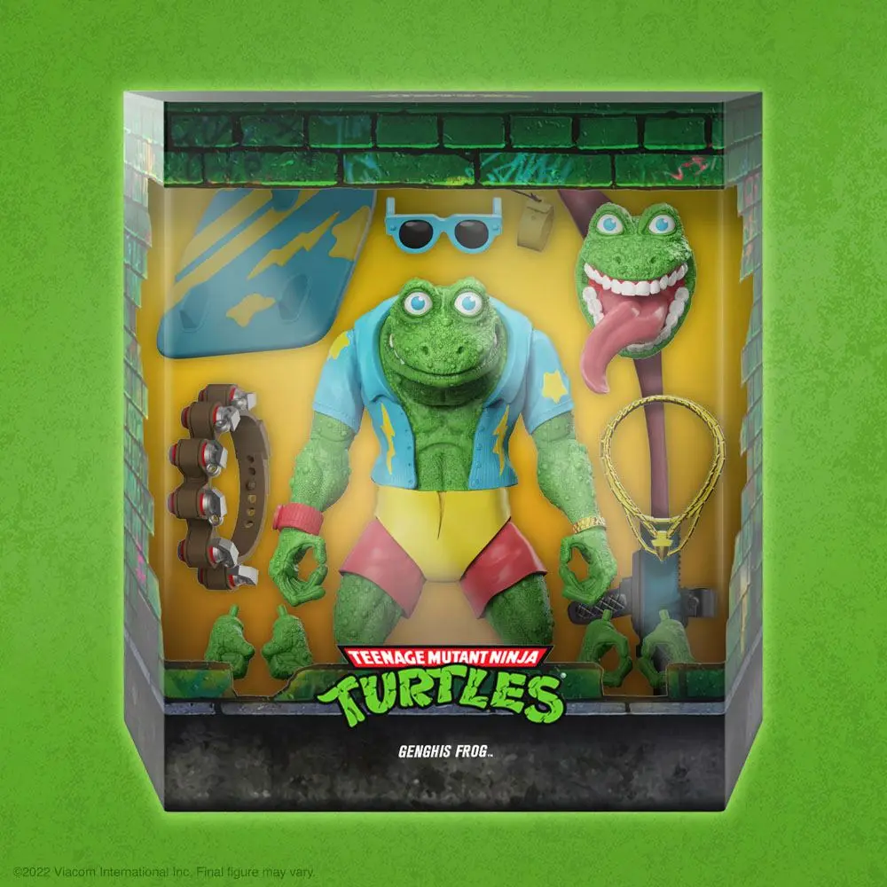 Żółwie Ninja Wojownicze Teenage Mutant Ninja Turtles Ultimates Figurka Akcji Dżingis Żaba 18 cm zdjęcie produktu