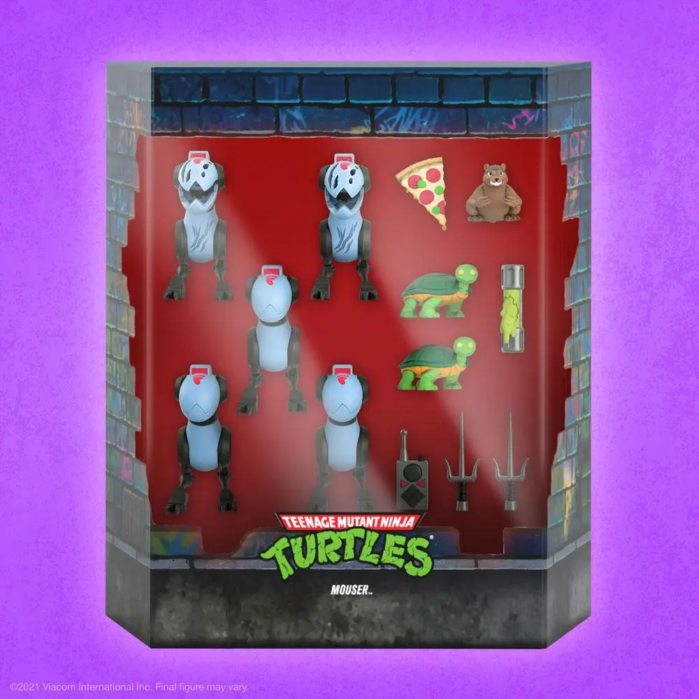 Żółwie Ninja Wojownicze Teenage Mutant Ninja Ultimates Figurki Akcji Mousers 8 cm zdjęcie produktu