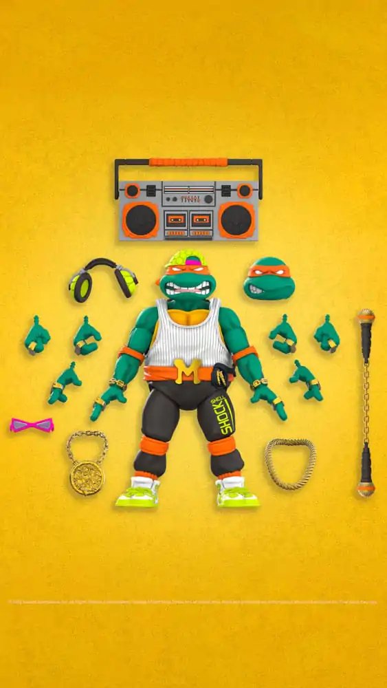 Żółwie Ninja Wojownicze Nastolatki Ultimates Figurka Akcji Rappin' Mike 18 cm zdjęcie produktu