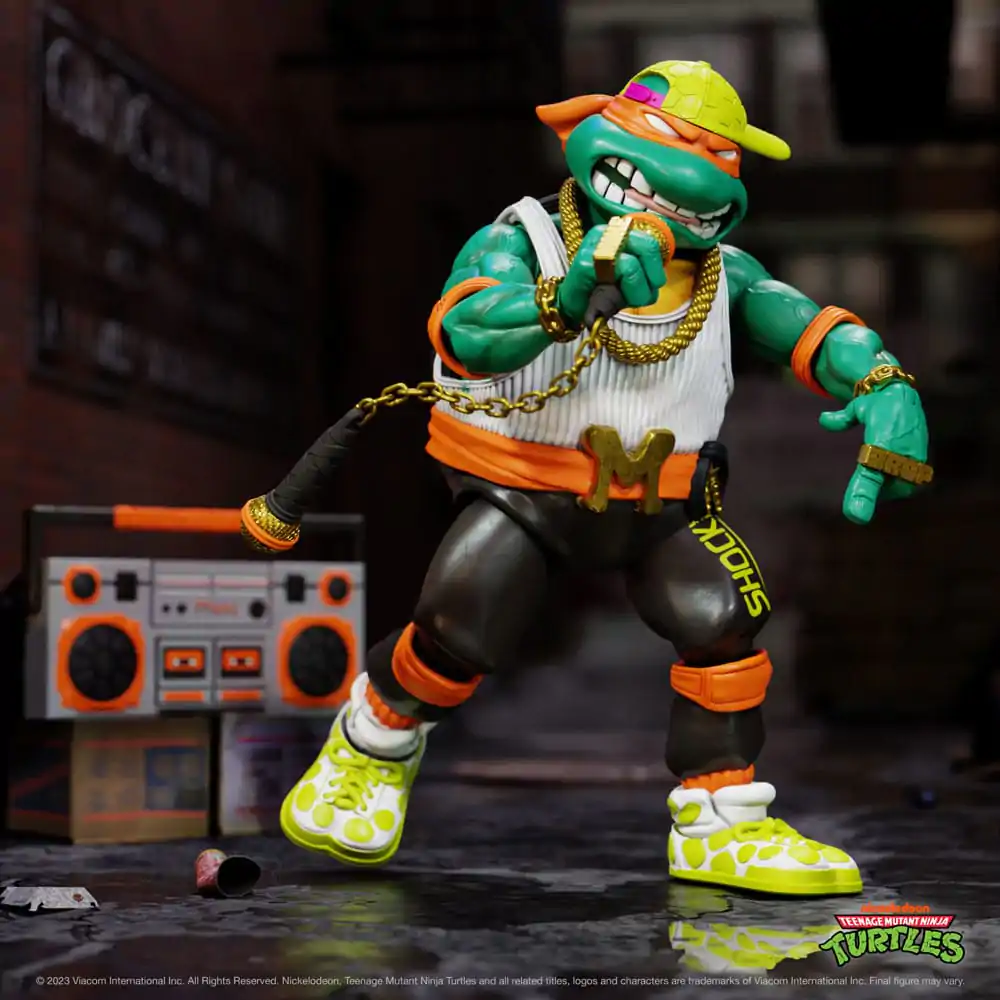 Żółwie Ninja Wojownicze Nastolatki Ultimates Figurka Akcji Rappin' Mike 18 cm zdjęcie produktu