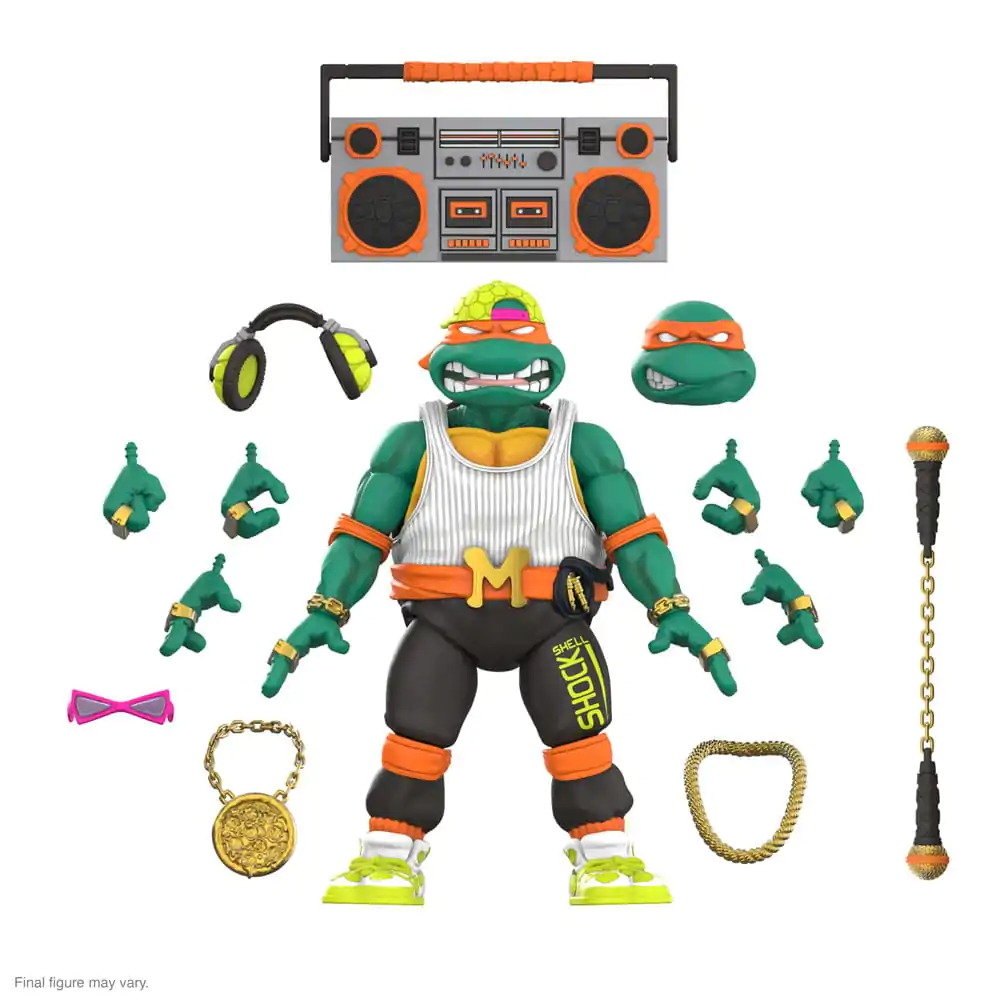 Żółwie Ninja Wojownicze Nastolatki Ultimates Figurka Akcji Rappin' Mike 18 cm zdjęcie produktu