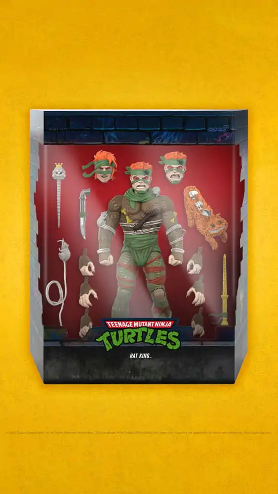 Teenage Mutant Ninja Turtles Ultimates Figurka Akcji Król Szczurów 18 cm zdjęcie produktu