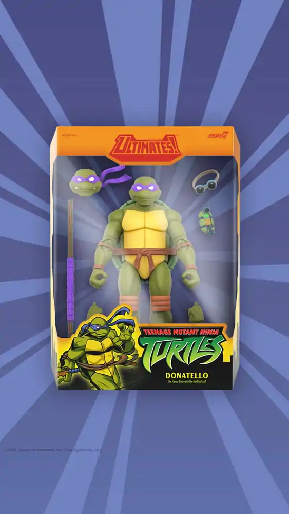 Wojownicze Żółwie Ninja Ultimates Action Figure Seria 12 Donatello 18 cm zdjęcie produktu