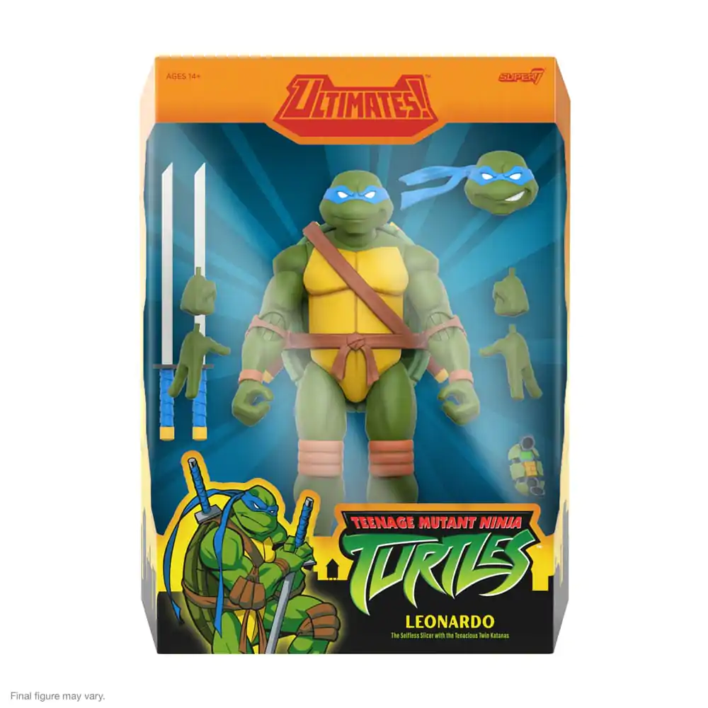 Wojownicze Żółwie Ninja Ultimates Figurka Akcji Seria 12 Leonardo 18 cm zdjęcie produktu