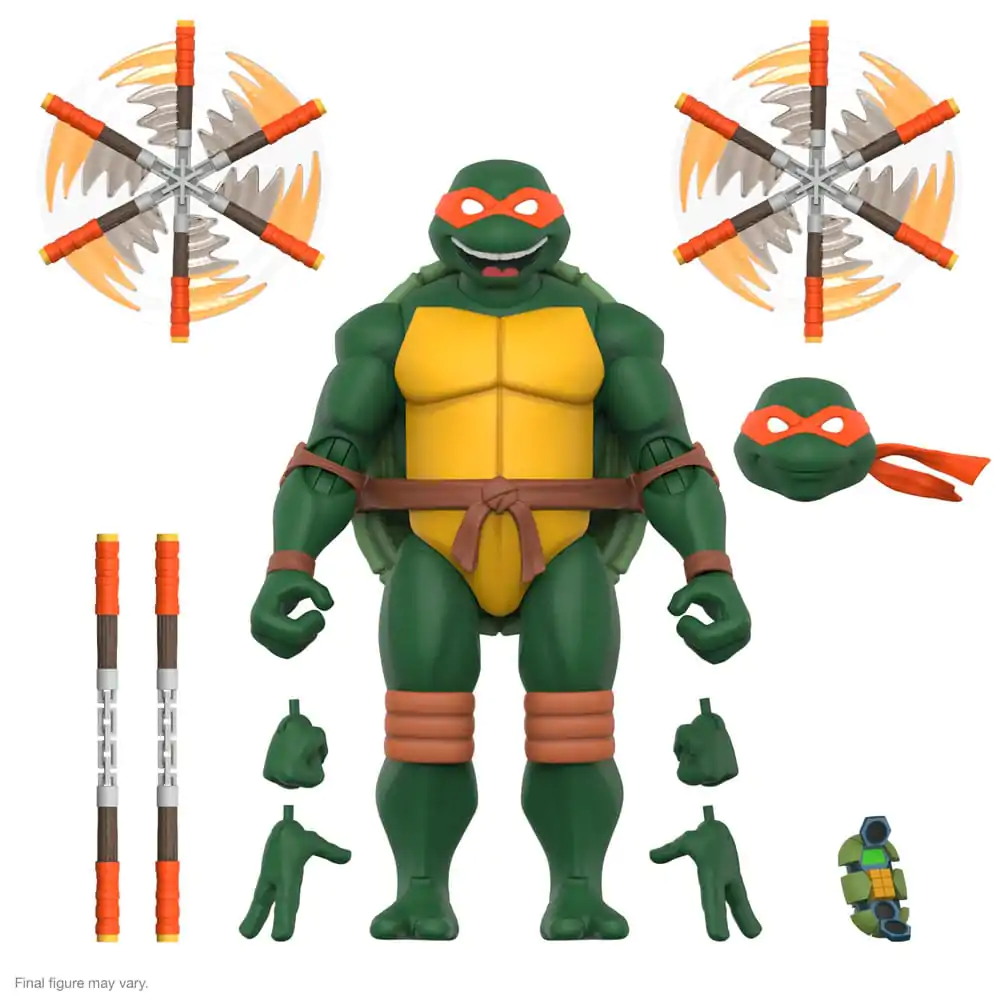 Żółwie Ninja Wojownicze Nastolatki Ultimates Figurka Akcji Fala 12 Michelangelo 18 cm zdjęcie produktu