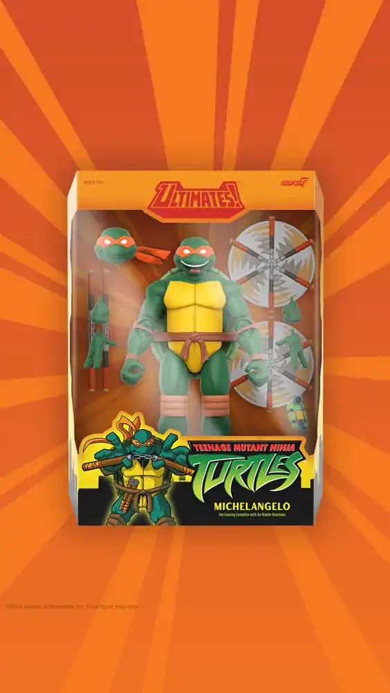 Żółwie Ninja Wojownicze Nastolatki Ultimates Figurka Akcji Fala 12 Michelangelo 18 cm zdjęcie produktu