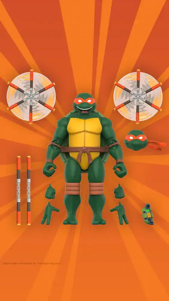 Żółwie Ninja Wojownicze Nastolatki Ultimates Figurka Akcji Fala 12 Michelangelo 18 cm zdjęcie produktu