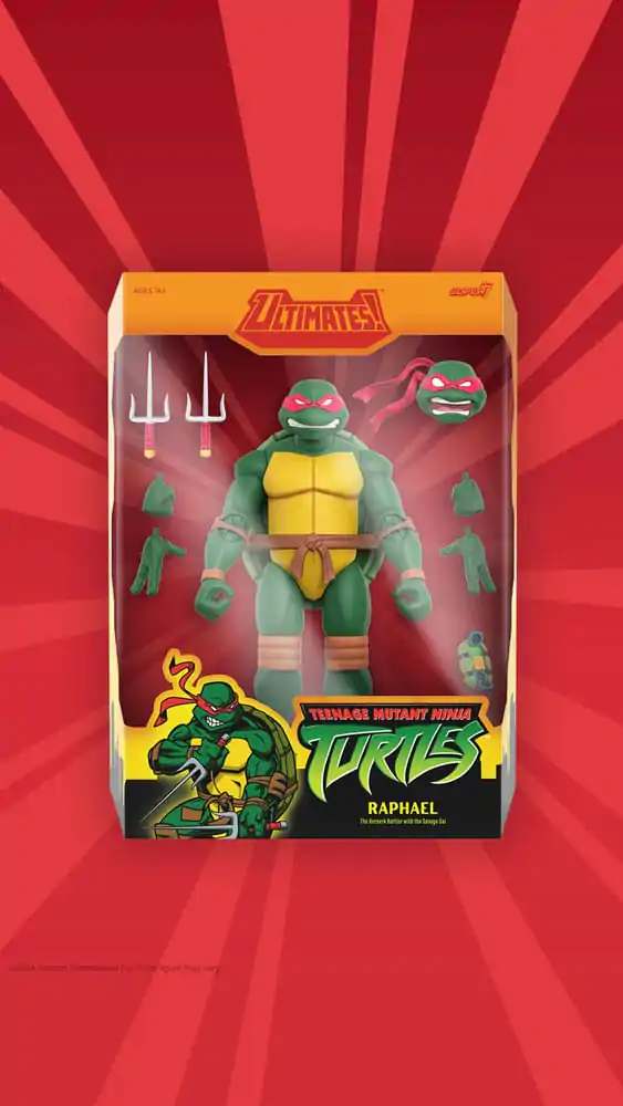 Żółwie Ninja Mutant Teenage Ultimates Figurka Akcji Seria 12 Raphael 18 cm zdjęcie produktu