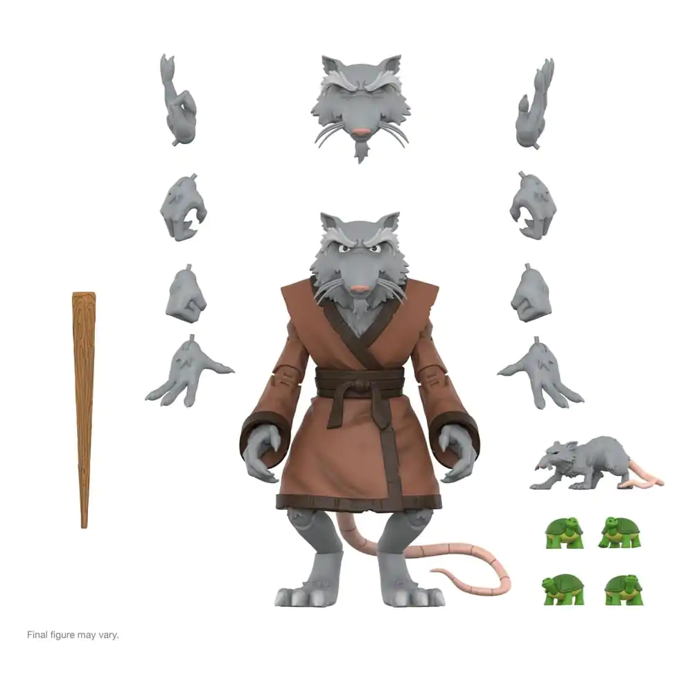 Żółwie Ninja Wojownicze Nastolatki Ultimates Figurka Akcji Fala 13 Splinter 18 cm zdjęcie produktu