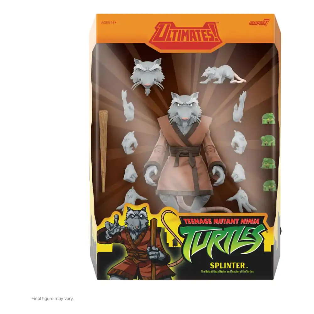 Żółwie Ninja Wojownicze Nastolatki Ultimates Figurka Akcji Fala 13 Splinter 18 cm zdjęcie produktu