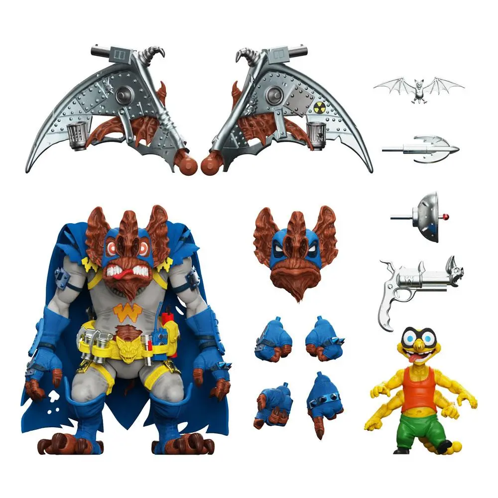 Teenage Mutant Ninja Turtles Ultimates Figurka Akcji Wingnut & Screwloose 18 cm zdjęcie produktu