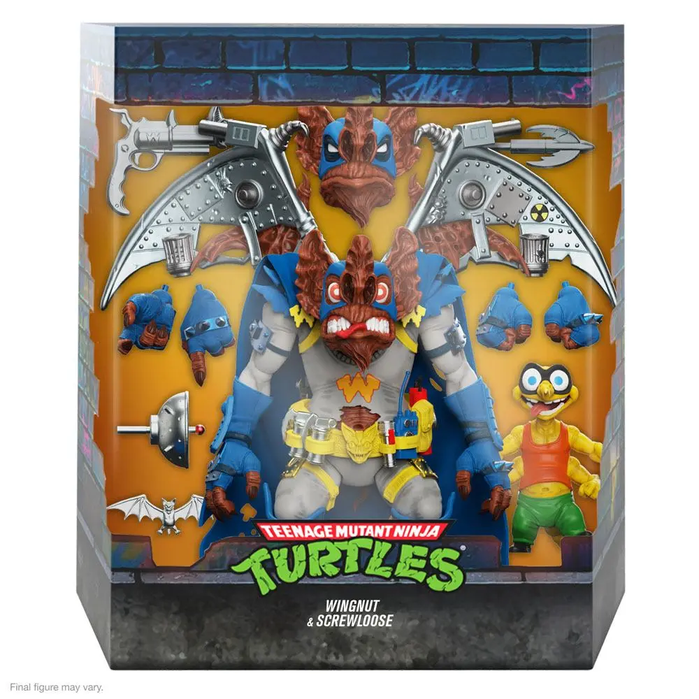 Teenage Mutant Ninja Turtles Ultimates Figurka Akcji Wingnut & Screwloose 18 cm zdjęcie produktu