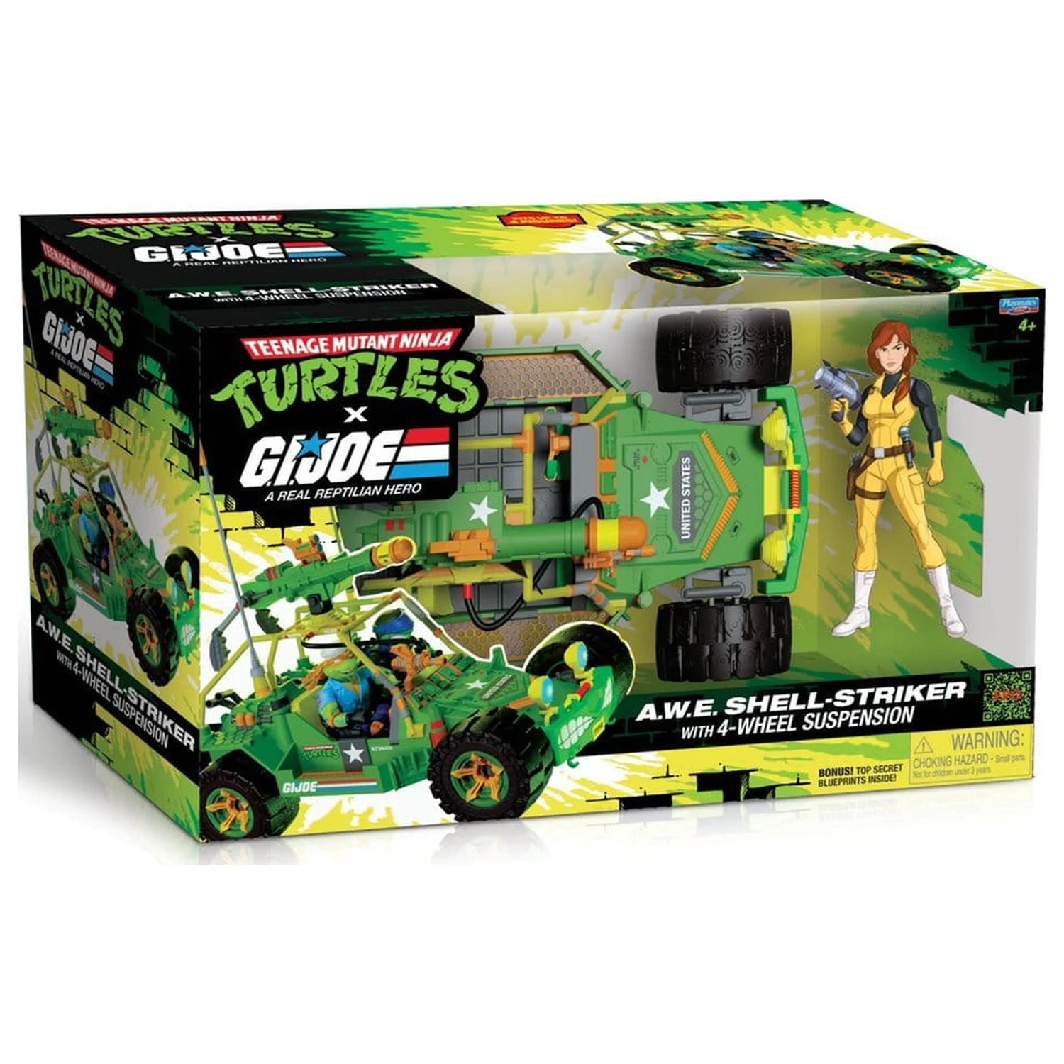 Teenage Mutant Ninja Turtles x G.I. Joe Crossover Classics Pojazd A.W.E. Shell-Striker z Figurką zdjęcie produktu