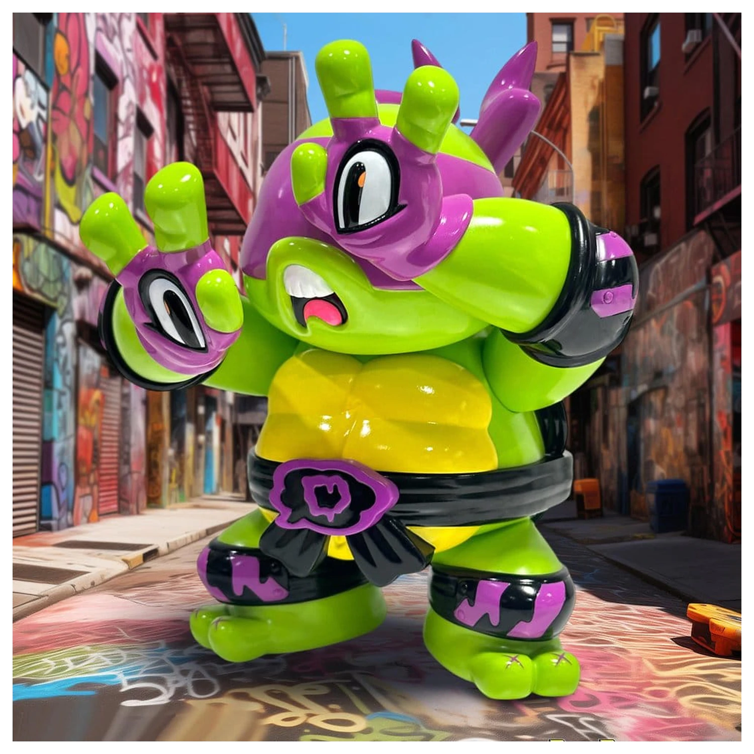 Teenage Mutant Ninja Turtles x Grape Brain Winylowa figurka Donatello 24 cm zdjęcie produktu