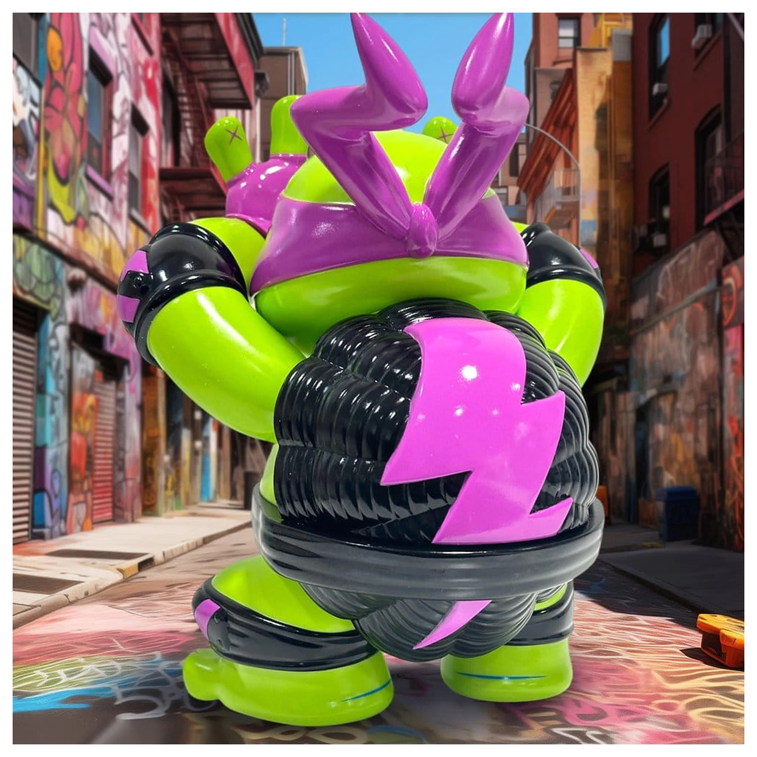Teenage Mutant Ninja Turtles x Grape Brain Winylowa figurka Donatello 24 cm zdjęcie produktu
