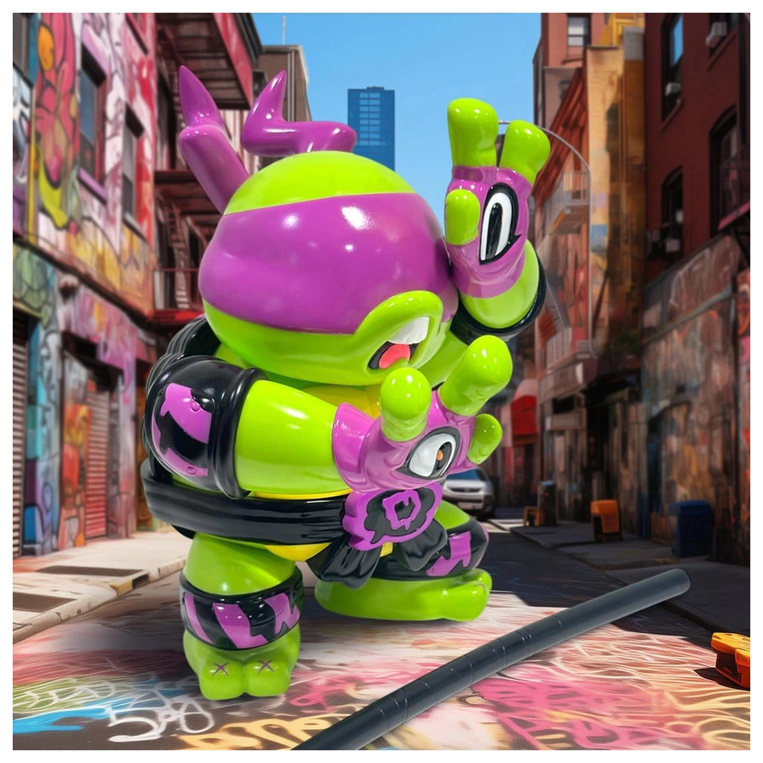 Teenage Mutant Ninja Turtles x Grape Brain Winylowa figurka Donatello 24 cm zdjęcie produktu