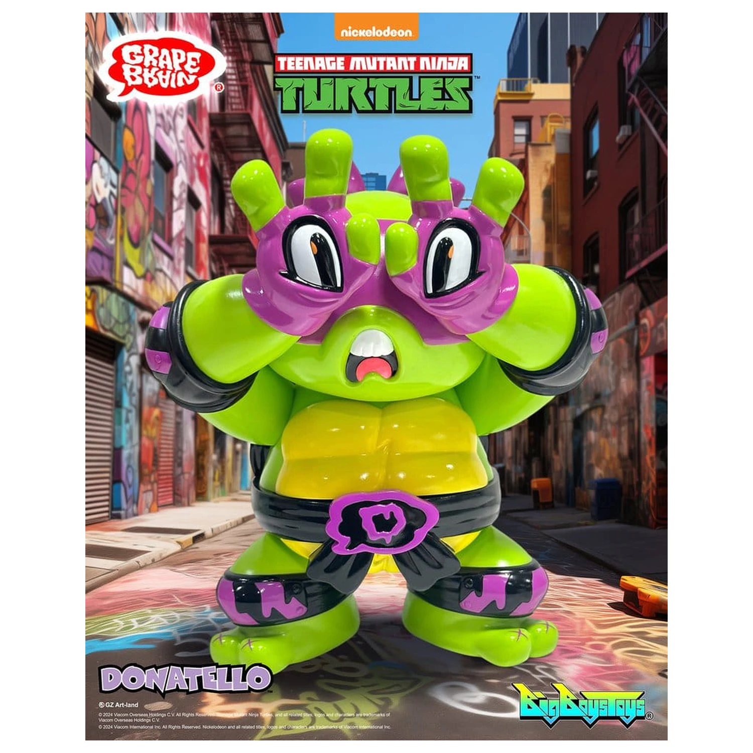 Teenage Mutant Ninja Turtles x Grape Brain Winylowa figurka Donatello 24 cm zdjęcie produktu