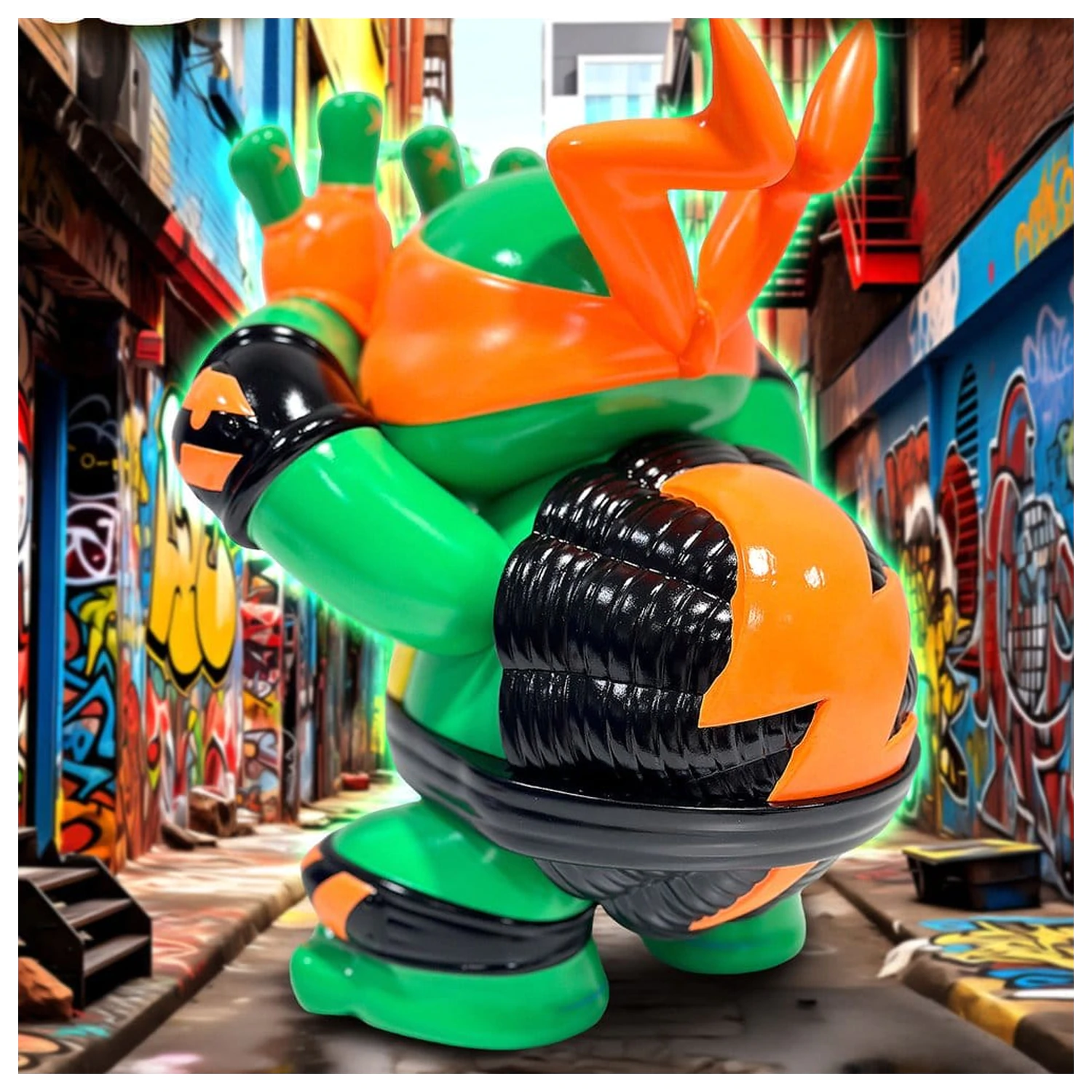 Teenage Mutant Ninja Turtles x Grape Brain Winyl Figurka Michelangelo 24 cm zdjęcie produktu