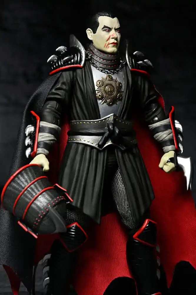 Teenage Mutant Ninja Turtles x Universal Monsters Figurka Akcji Shredder jako Dracula Klasyczne Kolory 18 cm zdjęcie produktu