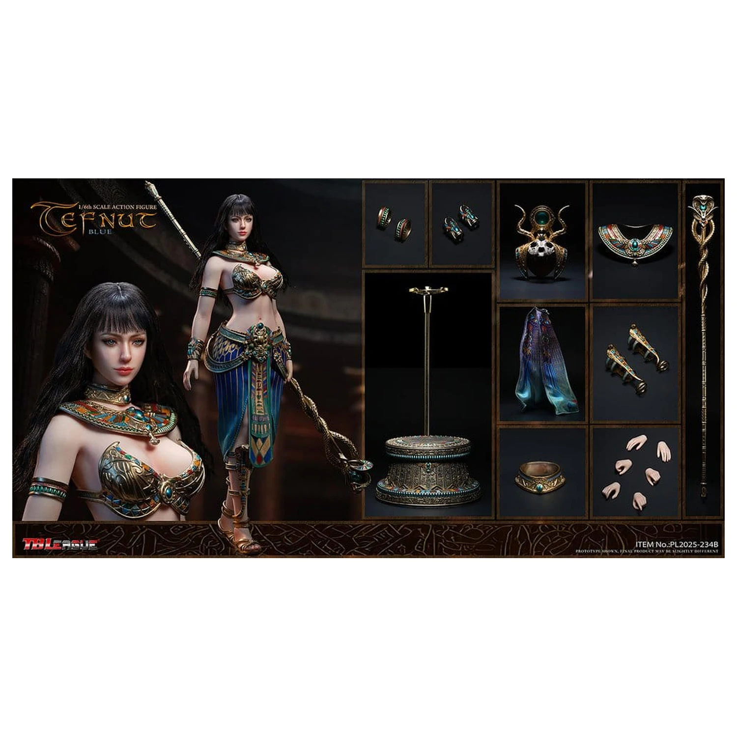 Figurka akcji Tefnut 1/6 Blue Edition 30 cm zdjęcie produktu