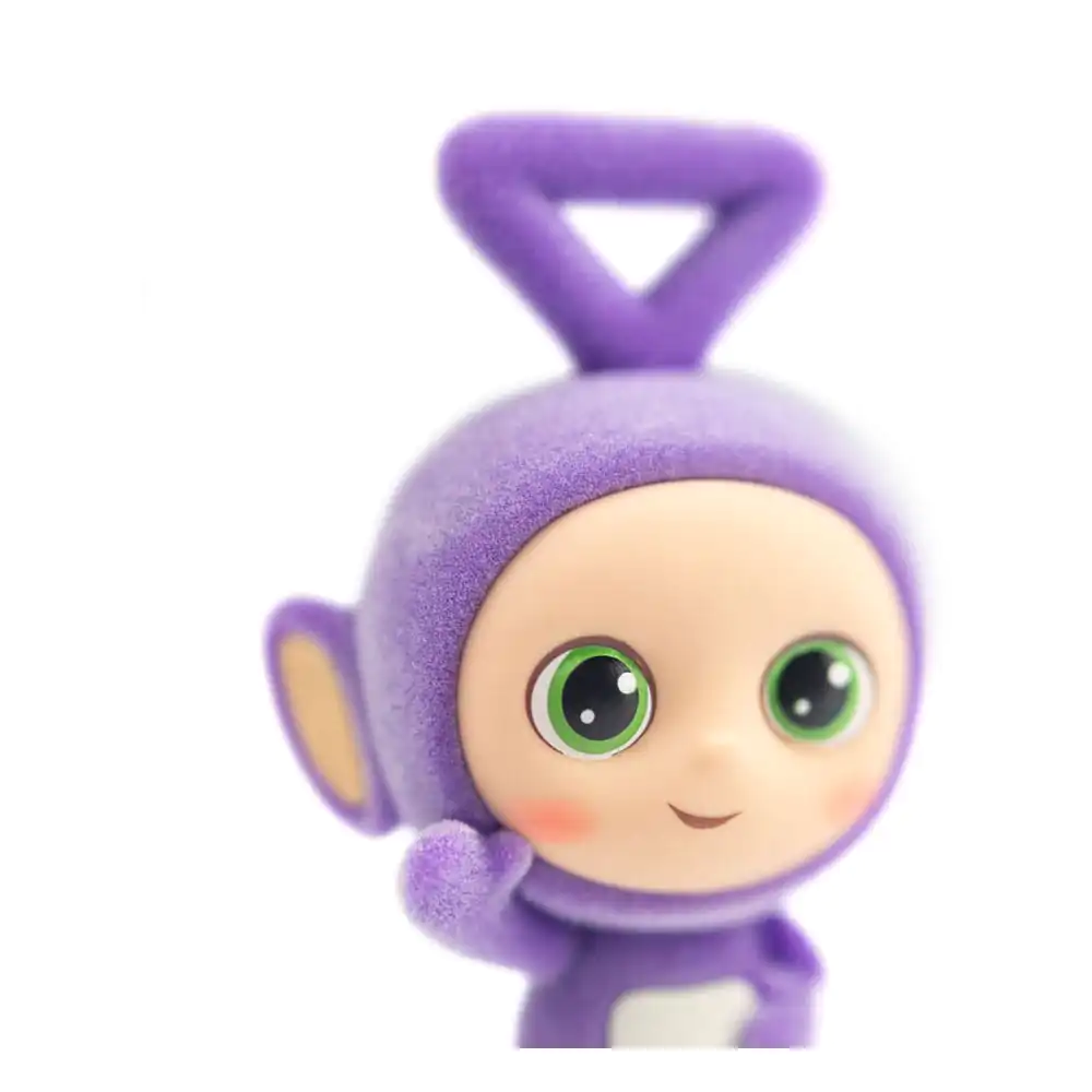 Teletubbies Cheebee Mini figurka Tinky Winky Flocked 6 cm zdjęcie produktu