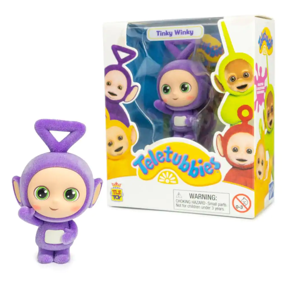 Teletubbies Cheebee Mini figurka Tinky Winky Flocked 6 cm zdjęcie produktu