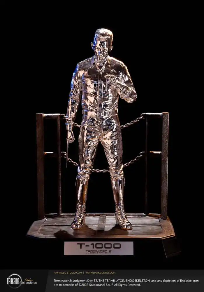 Terminator 2: Dzień Sądu Ostatecznego Premium Statue 1/3 T-1000 Liquid Metal 30. Rocznica Edycja 70 cm zdjęcie produktu