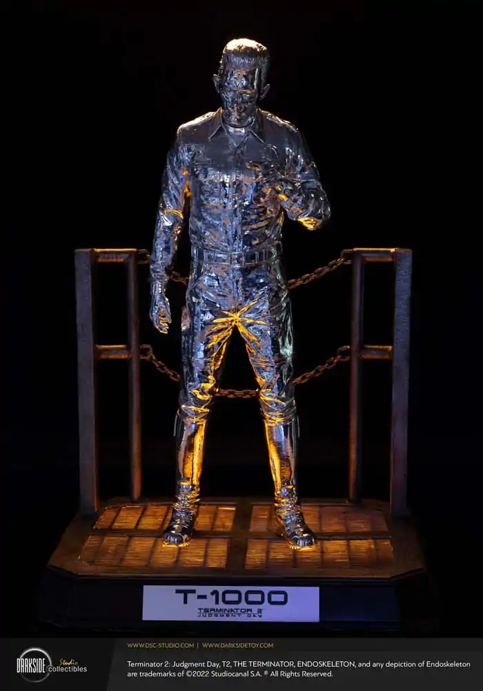 Terminator 2: Dzień Sądu Ostatecznego Premium Statue 1/3 T-1000 Liquid Metal 30. Rocznica Edycja 70 cm zdjęcie produktu