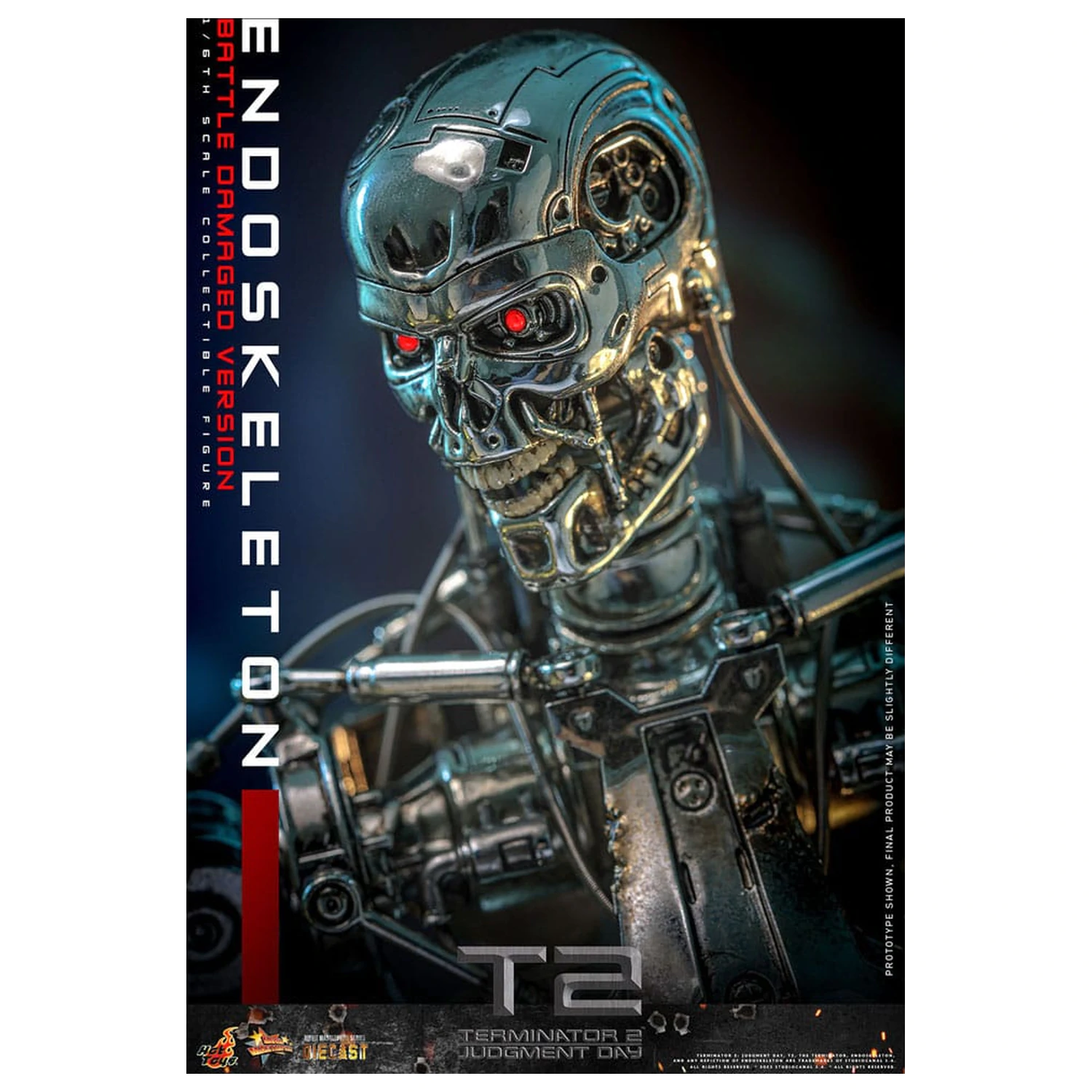 Terminator 2: Judgment Day Movie Masterpiece Figurka Akcji 1/6 Endoskeleton (Wersja Uszkodzona w Bitwie) 31 cm zdjęcie produktu