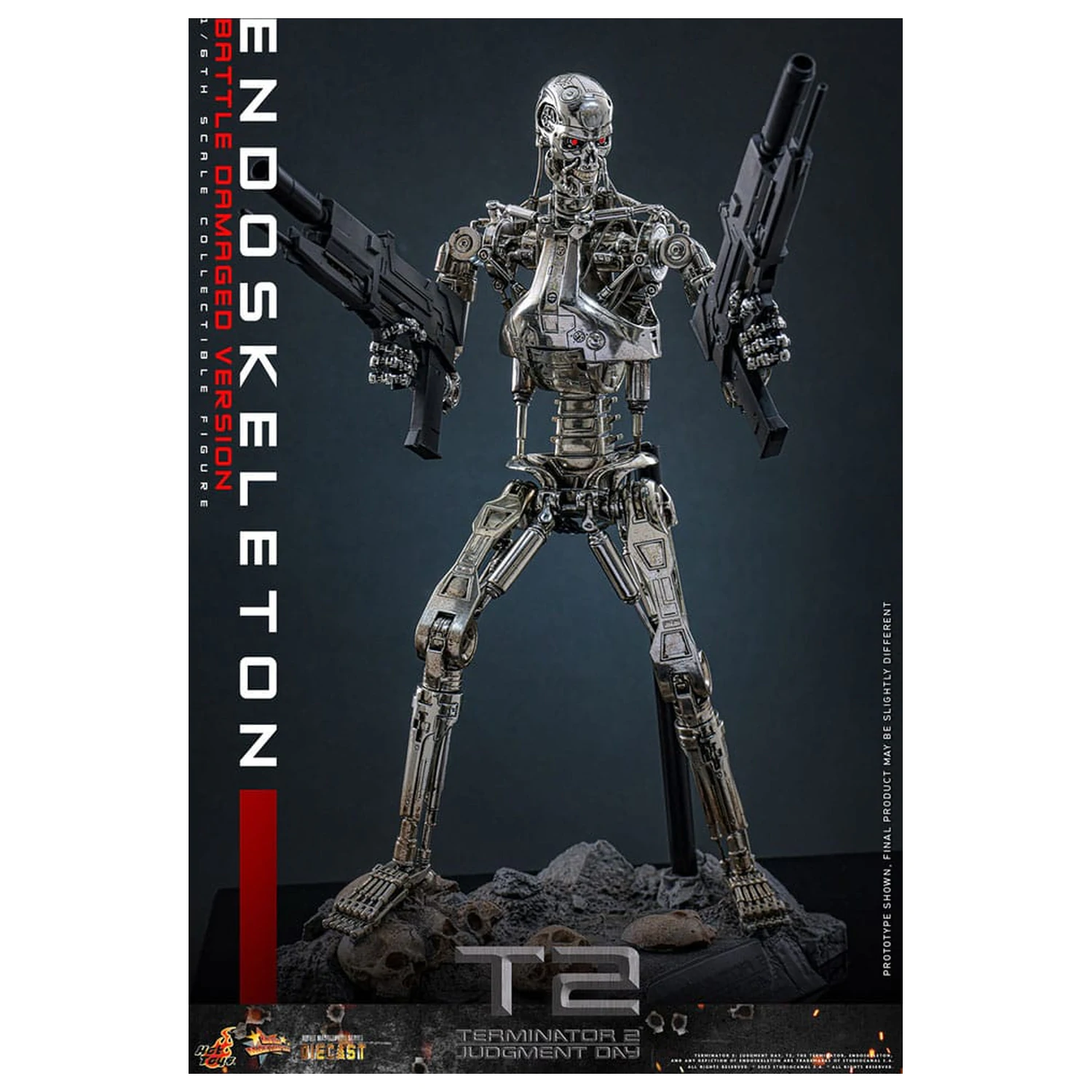 Terminator 2: Judgment Day Movie Masterpiece Figurka Akcji 1/6 Endoskeleton (Wersja Uszkodzona w Bitwie) 31 cm zdjęcie produktu