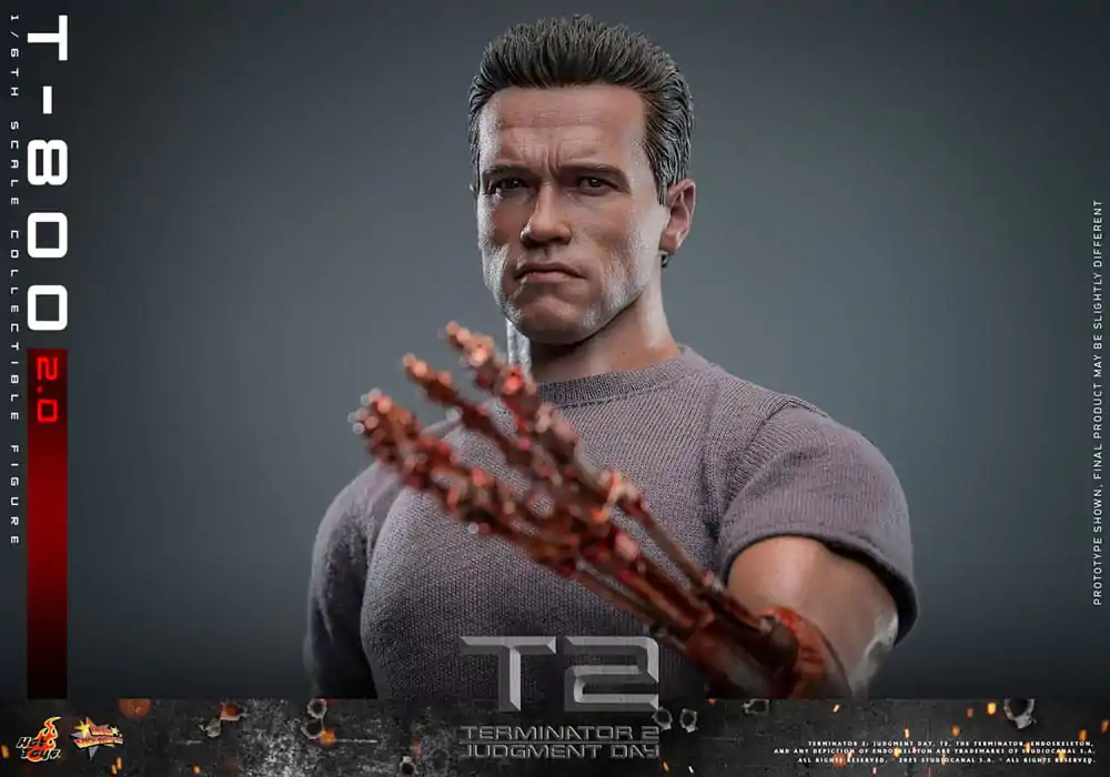 Terminator 2 Movie Masterpiece Figurka Akcji 1/6 T-800 2.0 32 cm zdjęcie produktu