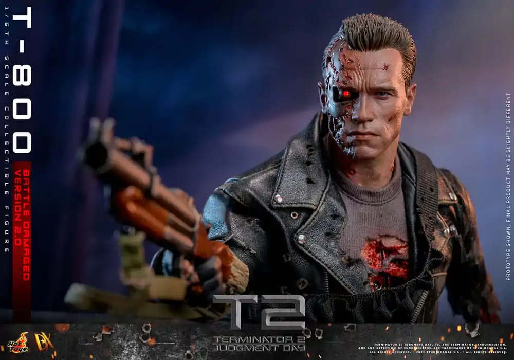 Terminator 2 Movie Masterpiece Figurka Akcji 1/6 T-800 Battle Damaged Version 2.0 32 cm zdjęcie produktu