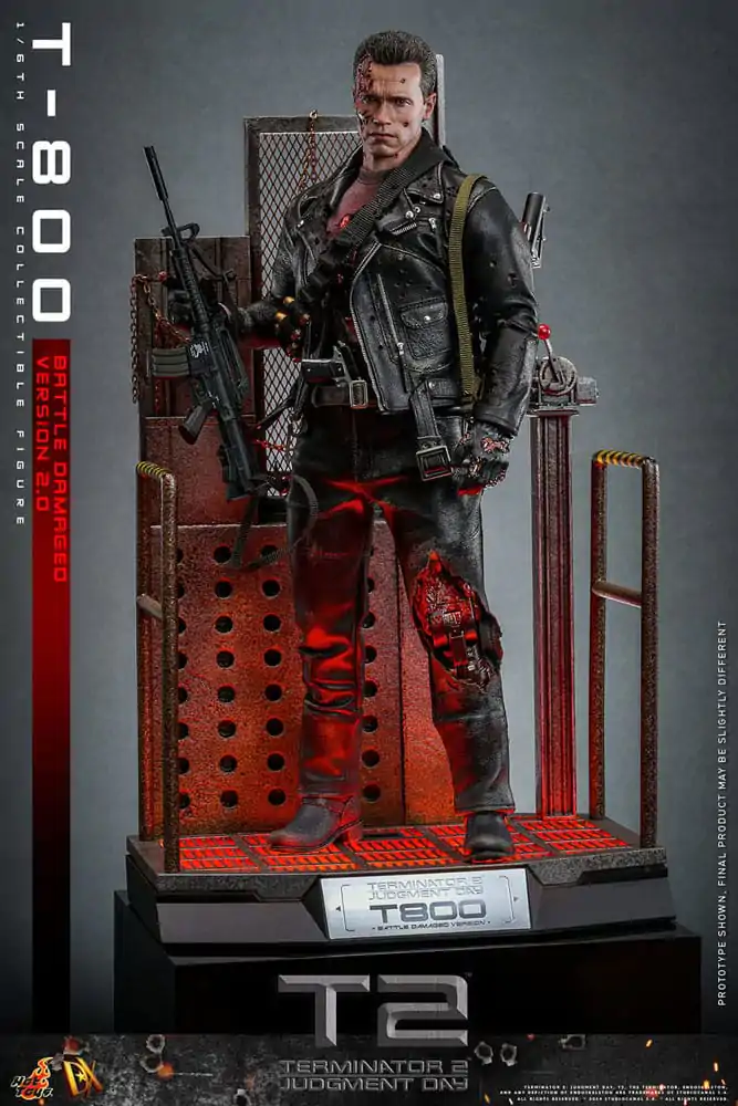 Terminator 2 Movie Masterpiece Figurka Akcji 1/6 T-800 Battle Damaged Version 2.0 32 cm zdjęcie produktu