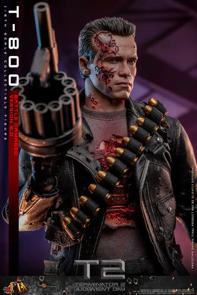 Terminator 2 Movie Masterpiece Figurka Akcji 1/6 T-800 Battle Damaged Version 2.0 32 cm zdjęcie produktu