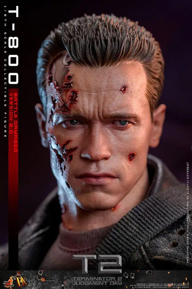 Terminator 2 Movie Masterpiece Figurka Akcji 1/6 T-800 Battle Damaged Version 2.0 32 cm zdjęcie produktu