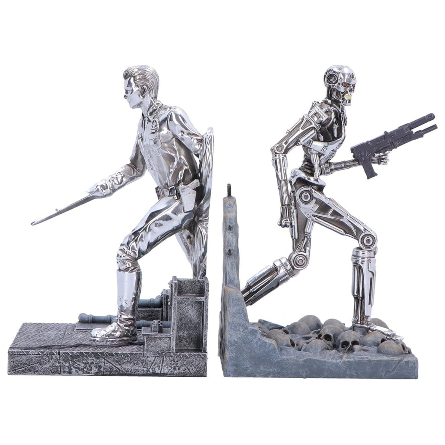 Terminator 2 podpórki do książek T-1000 vs T-800 19 cm zdjęcie produktu