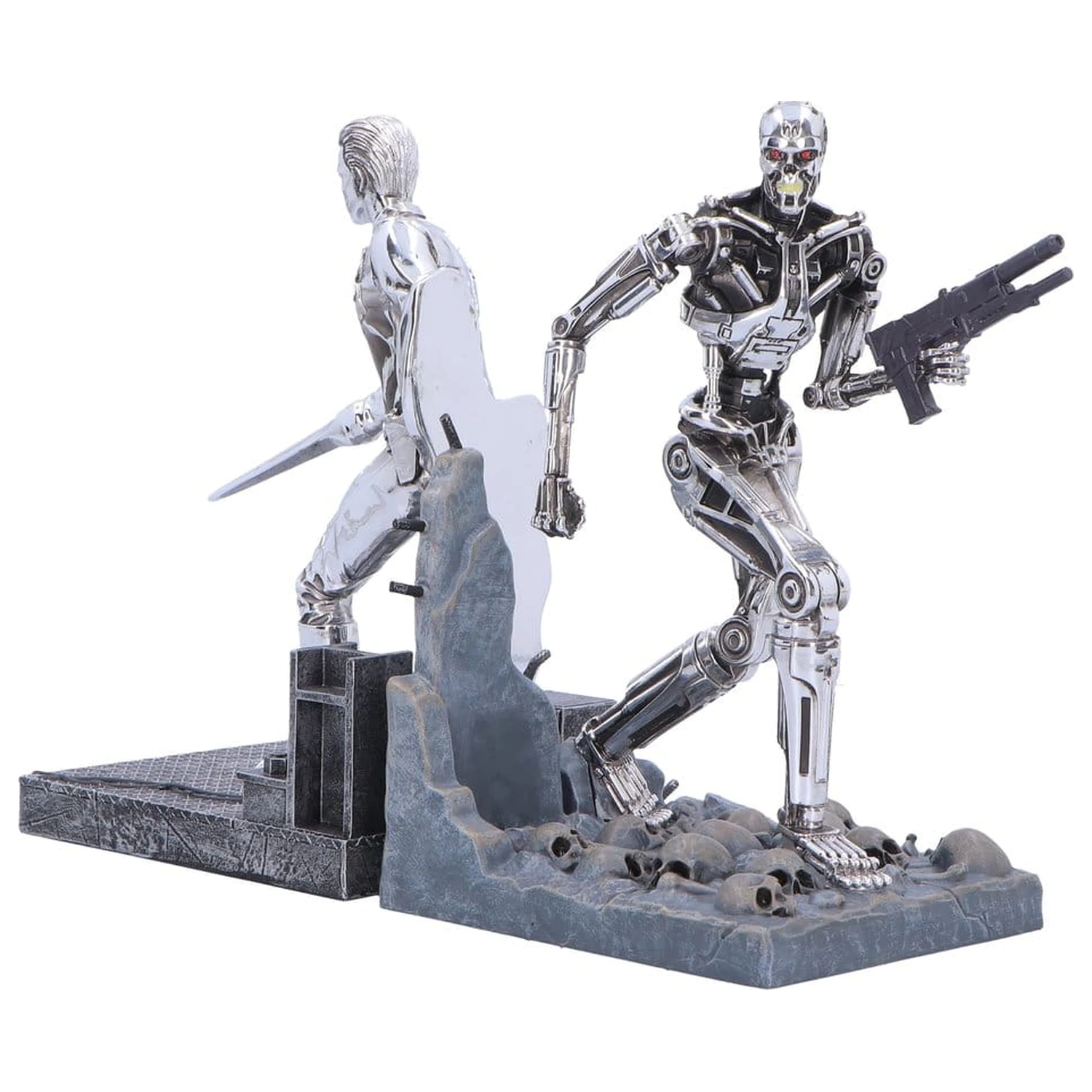 Terminator 2 podpórki do książek T-1000 vs T-800 19 cm zdjęcie produktu