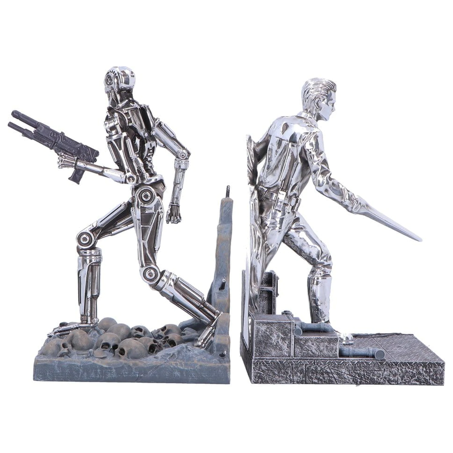 Terminator 2 podpórki do książek T-1000 vs T-800 19 cm zdjęcie produktu