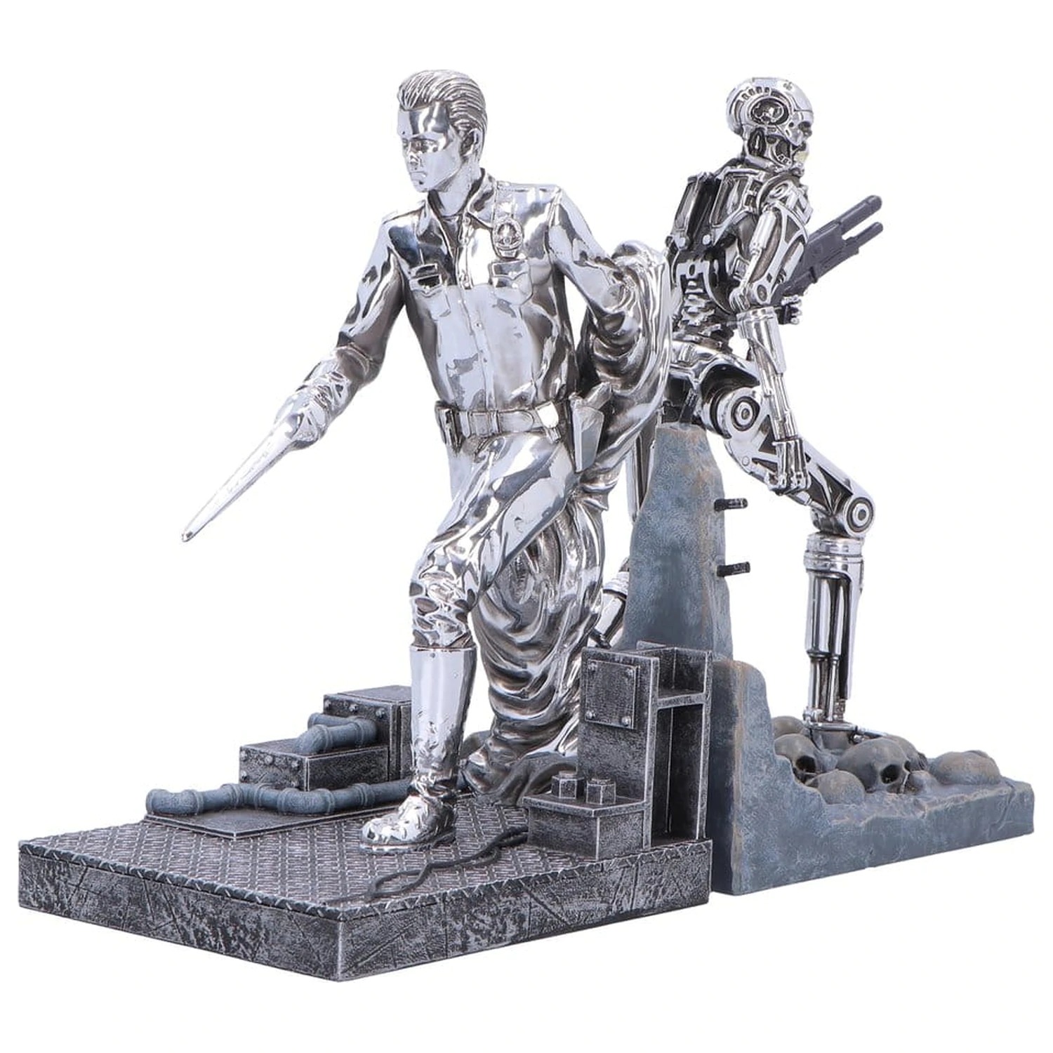 Terminator 2 podpórki do książek T-1000 vs T-800 19 cm zdjęcie produktu